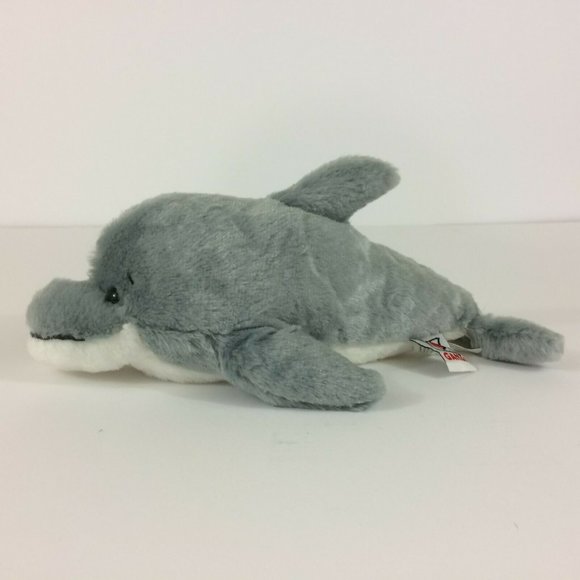 Ganz Webkinz Bottlenose Dolphin Plush HM220 Gray Stuffed Animal 11" Toy NO Code - Picture 4 of 11